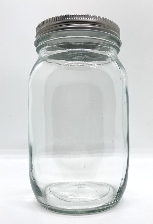 1060mL. Mason glass jar (square) and Lid