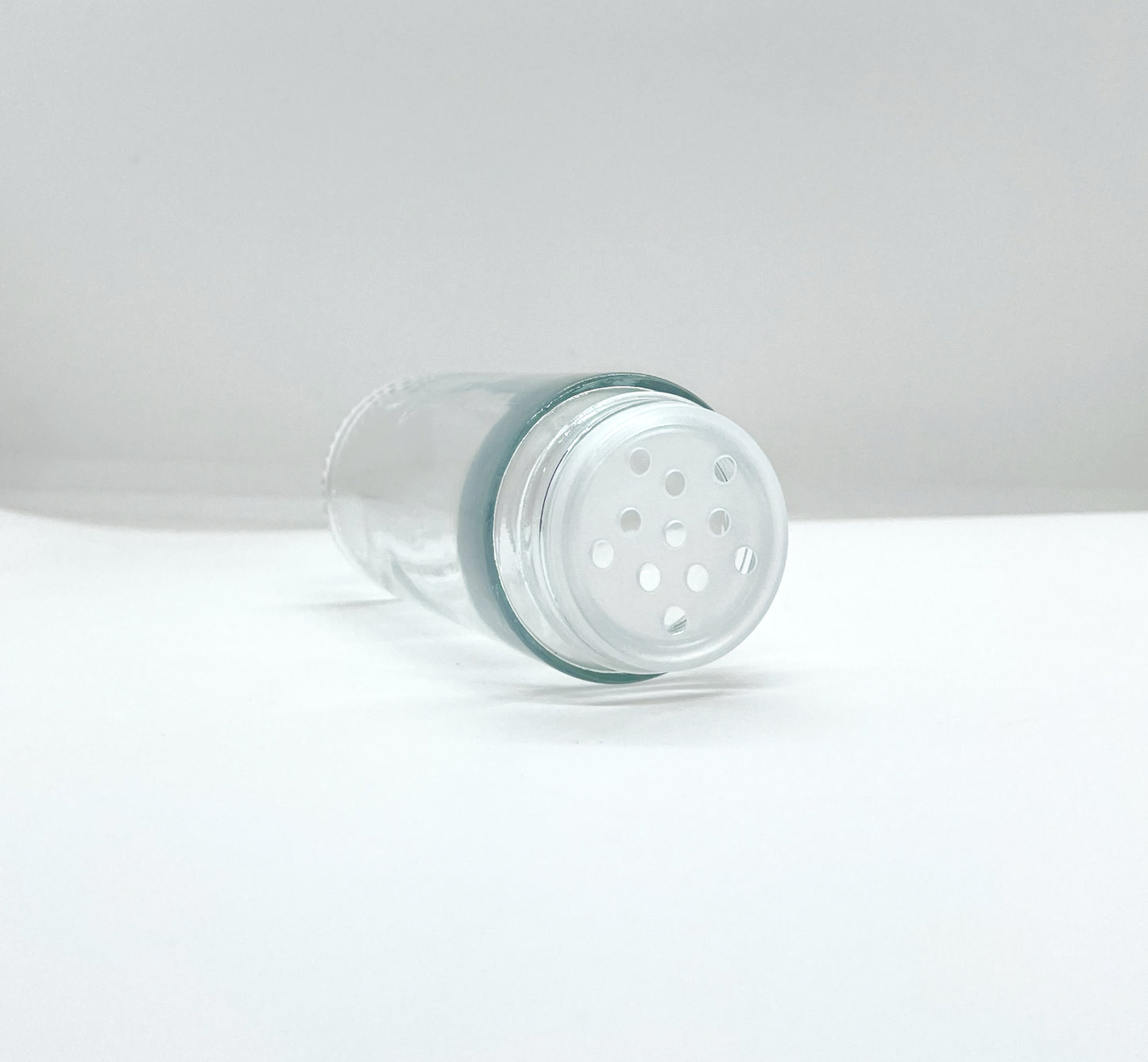 120mL Clear Glass Round Spice Jar and Cap