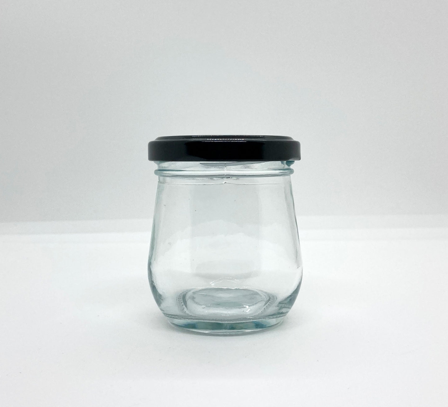 120mL. Clear Pudding Glass Jar and Lid