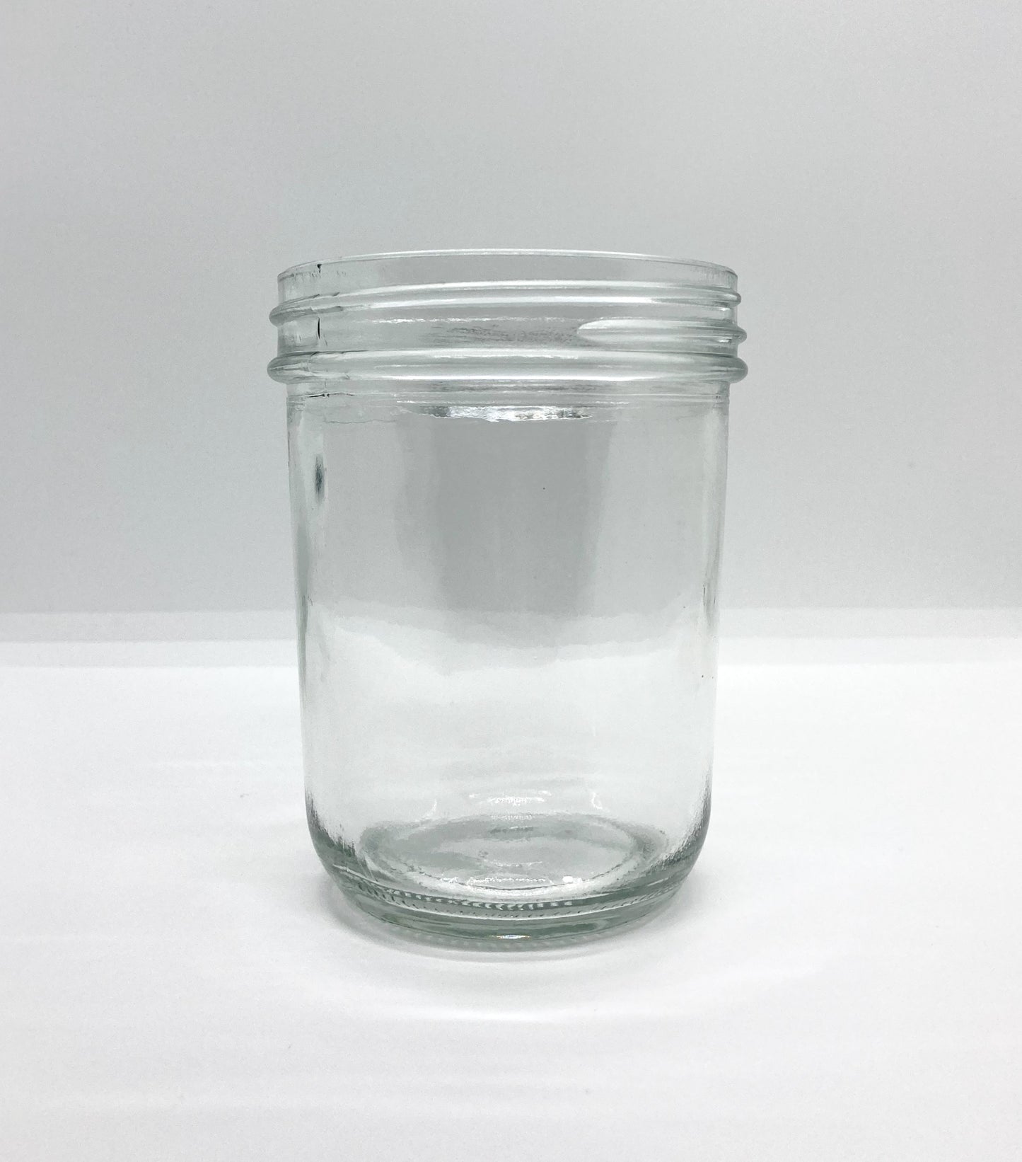 380mL. Clear (plain) Wide-Mouth Caviar Glass Jar and Lid