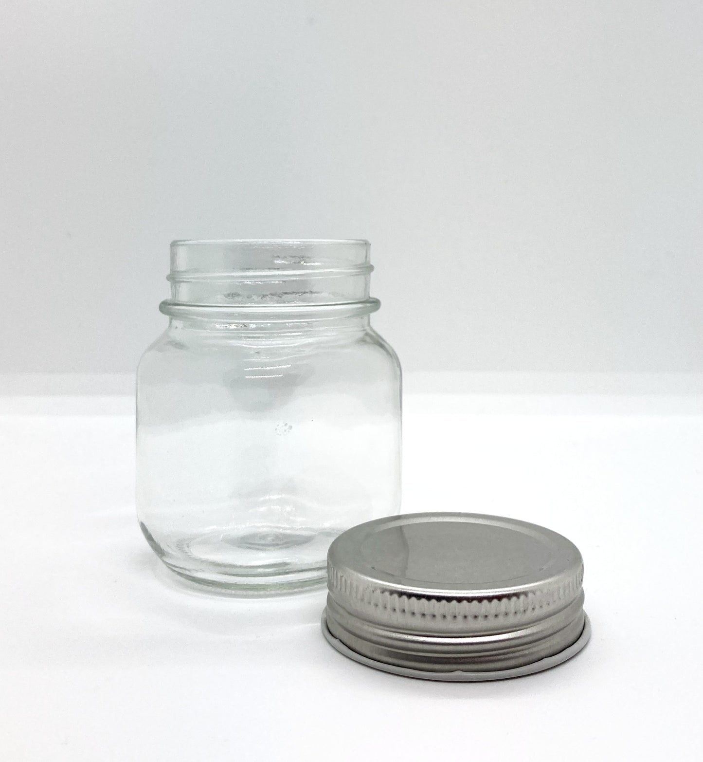 180mL. Mason glass jar (square)