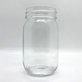 500mL. Mason glass jar (round)