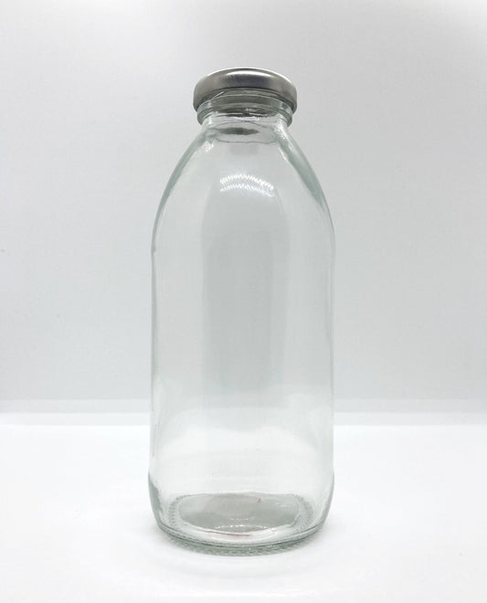 500mL. Round Glass Bottle and Cap