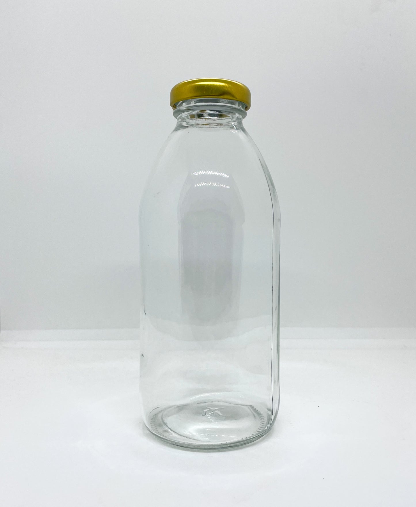 500mL. Round Glass Bottle and Cap