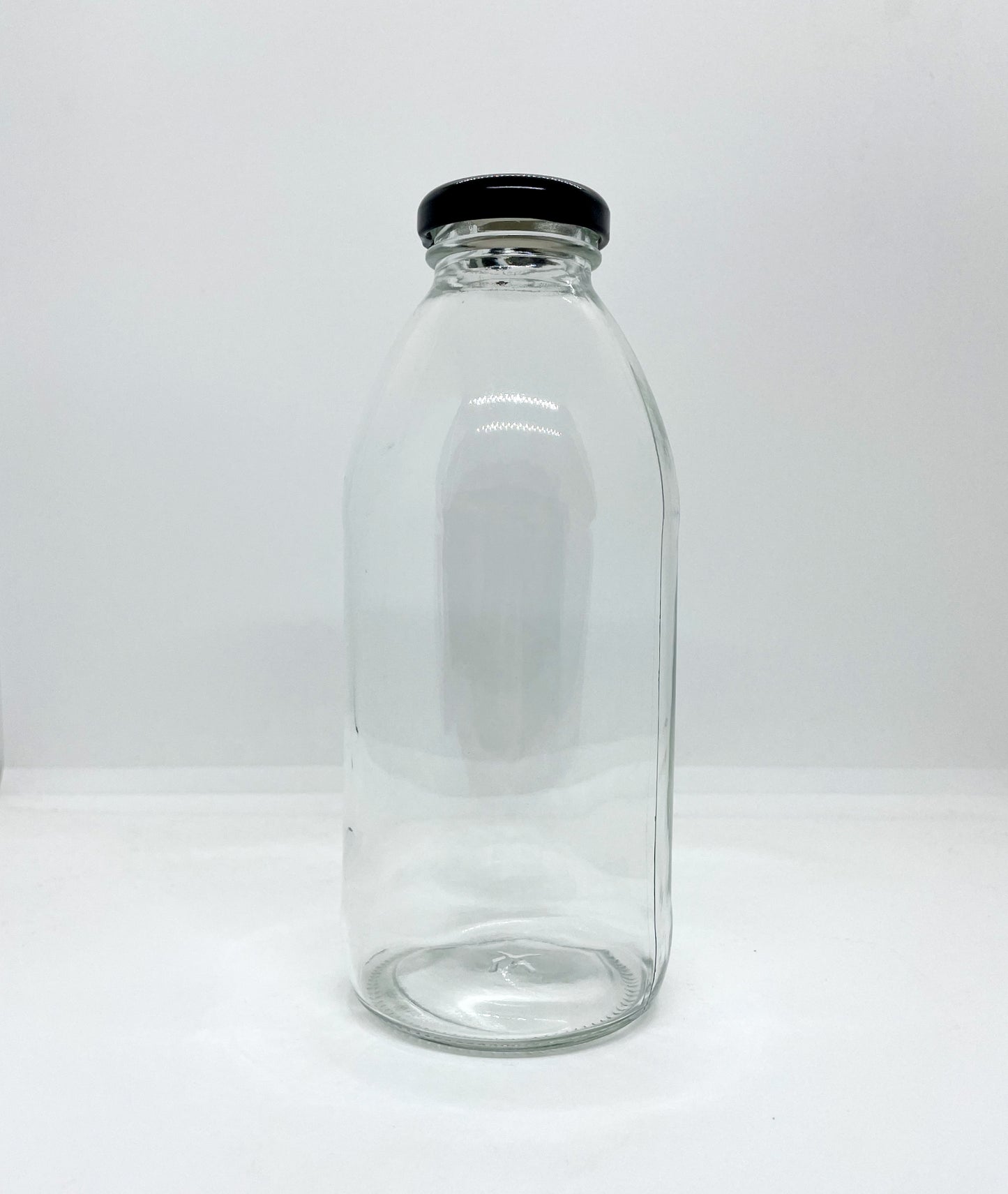 500mL. Round Glass Bottle and Cap