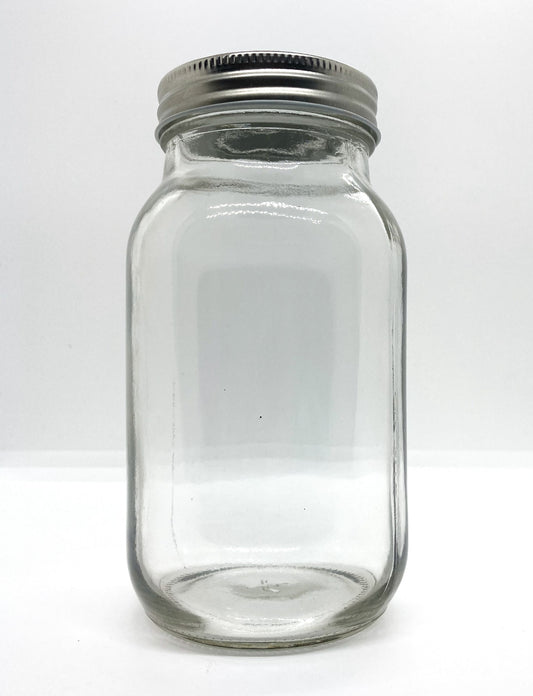 770mL. Mason glass jar (square) and Lid